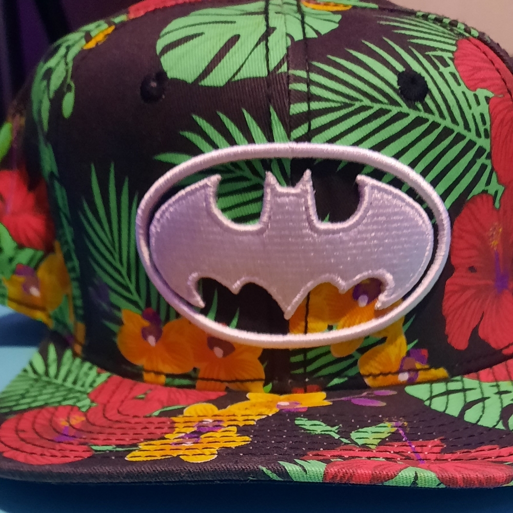 Hawaii Print Batman Cap